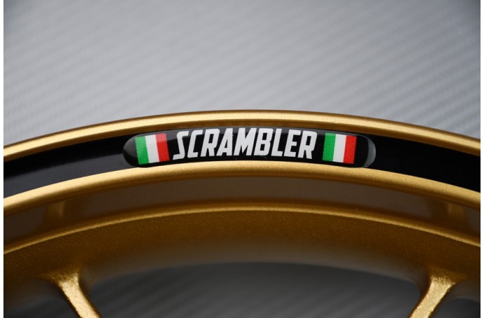 Rim Edge Stickers DUCATI - SCRAMBLER Logo