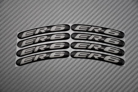 Stickers para borde de llantas KAWASAKI - Logotipo ER6