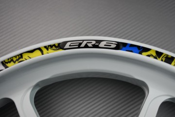 Motorrad Felgenrandaufkleber KAWASAKI - Logo ER6 Motorrad Felgenrandaufkleber KAWASAKI - Logo ER6