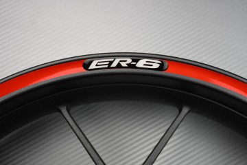 Motorrad Felgenrandaufkleber KAWASAKI - Logo ER6 Motorrad Felgenrandaufkleber KAWASAKI - Logo ER6