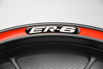 Motorrad Felgenrandaufkleber KAWASAKI - Logo ER6 Motorrad Felgenrandaufkleber KAWASAKI - Logo ER6