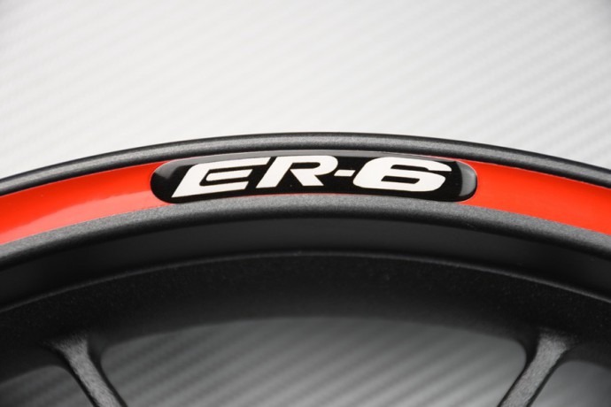 Motorrad Felgenrandaufkleber KAWASAKI - Logo ER6 Motorrad Felgenrandaufkleber KAWASAKI - Logo ER6
