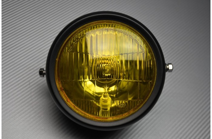 Adaptable Round Headlight with Bulbs