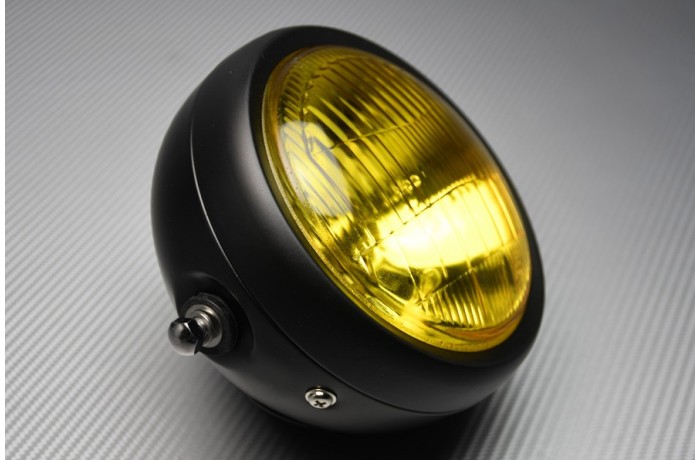 Adaptable Round Headlight with Bulbs