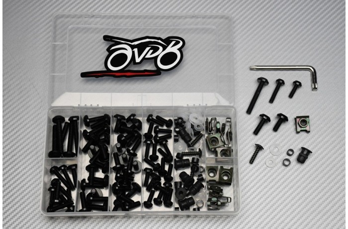 Kit visserie TORX universelle en aluminium anodisé