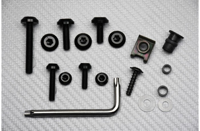 Kit Viti Universale Torx  in alluminio anodizzato