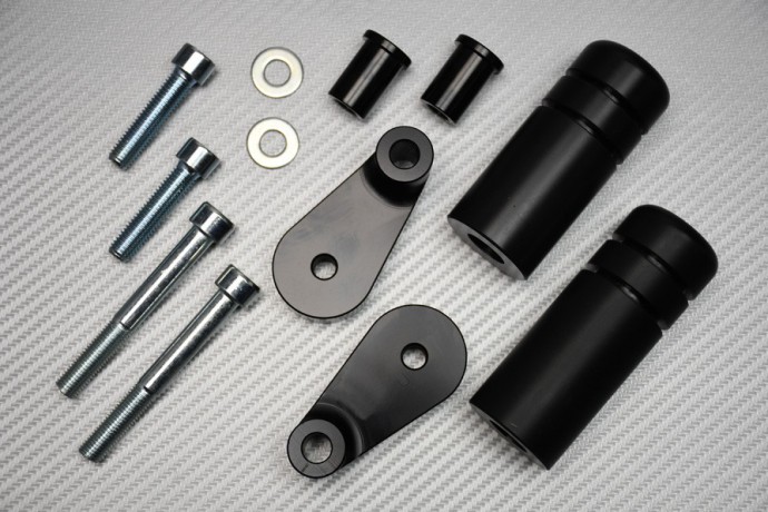 Tampons / Roulettes de Protection en Téflon pour Yamaha R1 2007 - 2008 Tampons / Roulettes de Protection en Téflon pour Yamaha R1 2007 - 2008
