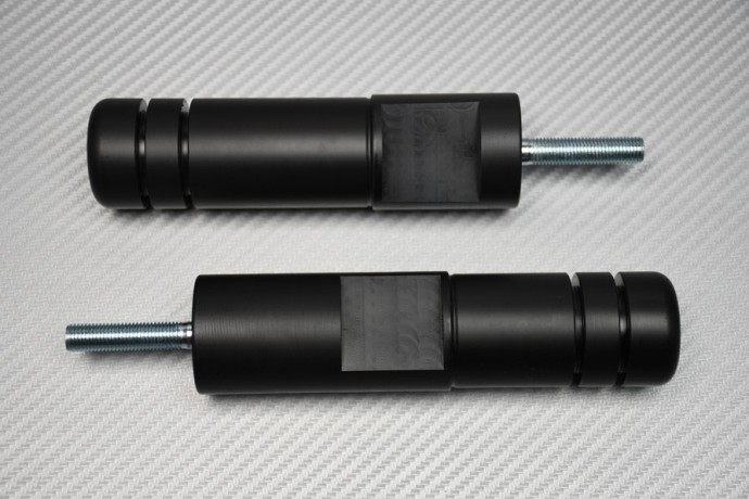 Tamponi protezioni / Paratelaio in Teflon per Kawasaki ZZR 1400 2006 - 2020 Tamponi protezioni / Paratelaio in Teflon per Kawasaki ZZR 1400 2006 - 2020