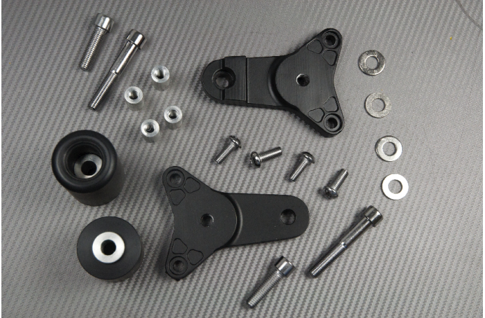 Topes de protección anticaída de teflón Suzuki GSXR 600 / 750 2011 - 2017