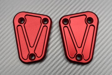 Pareja de Tapones Depósito Líquido de Frenos y de embrague anodizados DUCATI Pareja de Tapones Depósito Líquido de Frenos y de embrague anodizados DUCATI
