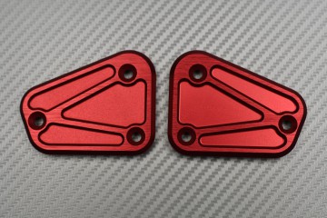 Paar eloxierte Brems- und Kupplugsflüssigkeitsbehälterdeckel  für DUCATI