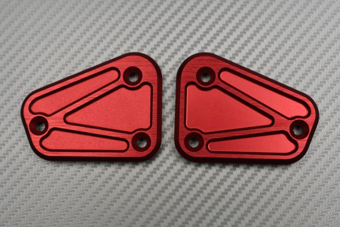 Paar eloxierte Brems- und Kupplugsflüssigkeitsbehälterdeckel  für DUCATI
