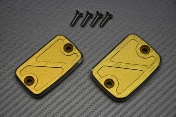 Pareja de Tapones Depósito Líquido de Frenos y de embrague anodizados DUCATI