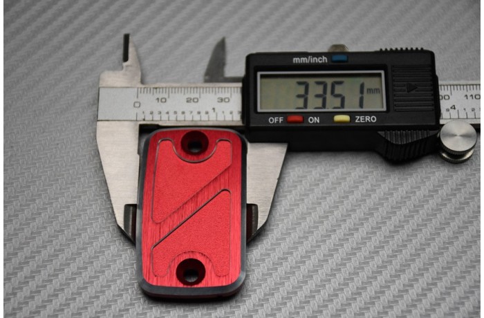 Pareja de Tapones Depósito Líquido de Frenos y de embrague anodizados DUCATI