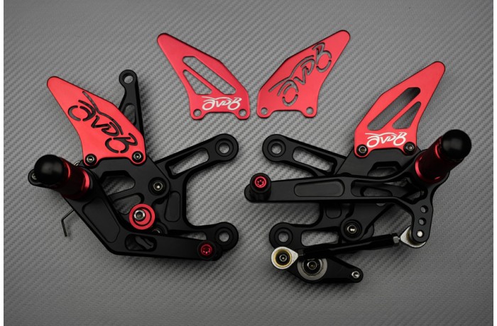 Pedane Arretrate AVDB HONDA CBR 600 RR 2007 - 2024 Pedane Arretrate AVDB HONDA CBR 600 RR 2007 - 2024