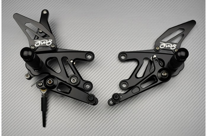 Estriberas Retrasadas AVDB APRILIA RSV4 TUONO V4 2013 - 2016 Estriberas Retrasadas AVDB APRILIA RSV4 TUONO V4 2013 - 2016