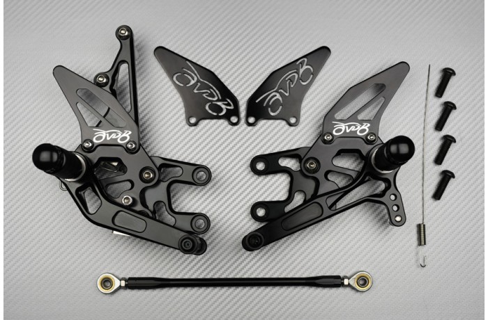 AVDB Rearsets KAWASAKI ZX10R 2004 - 2005 AVDB Rearsets KAWASAKI ZX10R 2004 - 2005