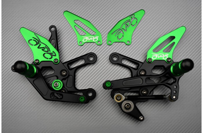 AVDB Rearsets KAWASAKI ZX10R 2016 - 2024 AVDB Rearsets KAWASAKI ZX10R 2016 - 2024