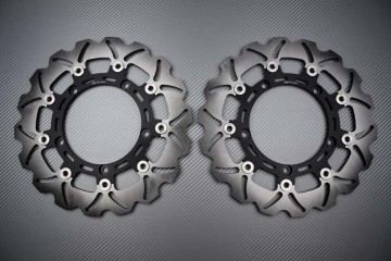 Paire de Disques wave avant Yamaha FJ 1200 / ABS 1991 - 1996