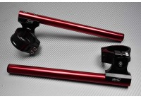 Pair of Reclining & raising AVDB Clip-On Handlebars 50 mm