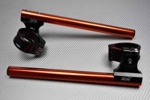 Paire de Demi-Guidons rehaussés inclinables AVDB 41 mm