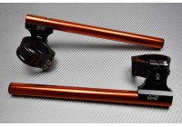Paire de Demi-Guidons rehaussés inclinables AVDB 41 mm