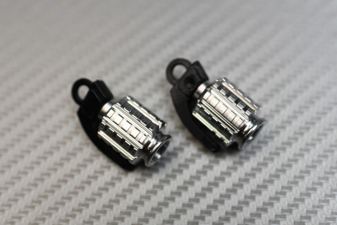 Paire de bouchons de Valve universels Grenade Paire de bouchons de Valve universels Grenade