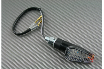Pareja de intermitentes LED universales con toque repetidor naranja