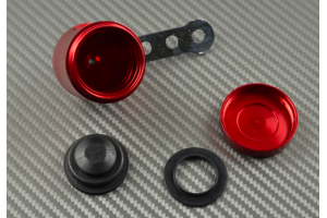 Depósito líquido de frenos anodizado Depósito líquido de frenos anodizado