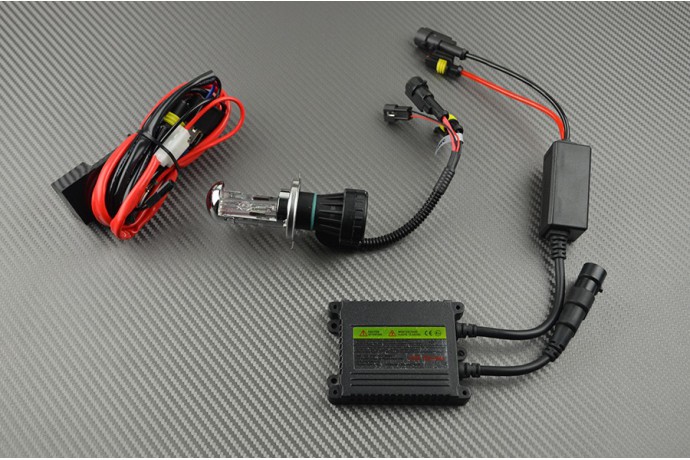 Kit bi-xenón H4 luz de cruce / larga - STANDARD Kit bi-xenón H4 luz de cruce / larga - STANDARD
