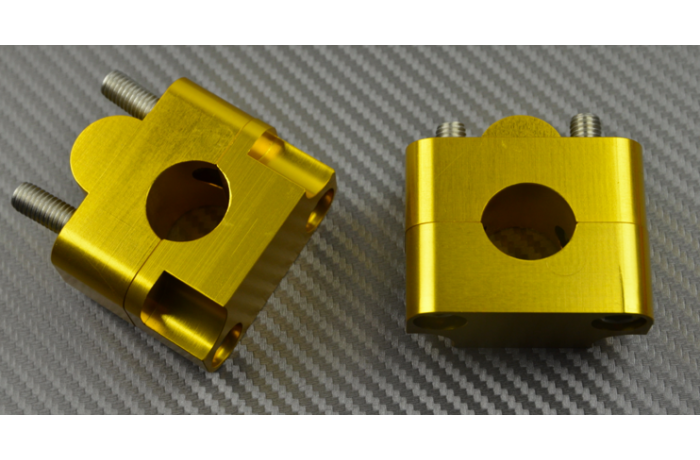 Pareja de realces universales para manillar 22 mm