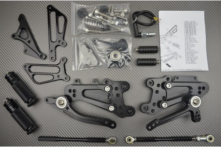Pedane arretrate regolabili HONDA CBR 600 RR 2007 - 2024