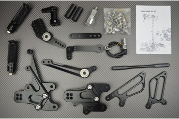 Estriberas retrasadas regulables HONDA CBR 1000 RR / SP 2008 - 2016