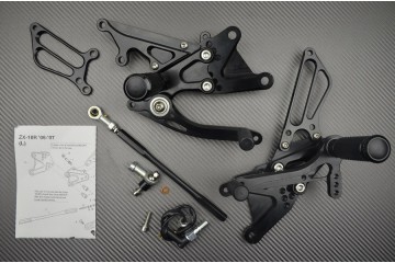 Estriberas retrasadas regulables KAWASAKI ZX10R 2006 - 2007