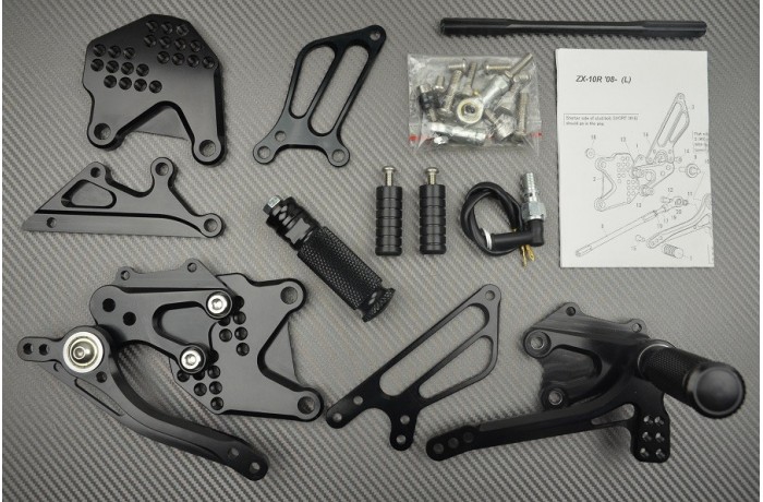 Pedane arretrate regolabili KAWASAKI ZX10R 2008 - 2010