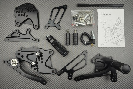Estriberas retrasadas regulables KAWASAKI ZX10R 2011 - 2015