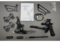 Platines Commandes Reculées SUZUKI GSXR 600 / 750 / 1000 / SV / SVS 650 / 1000 2003 - 2013
