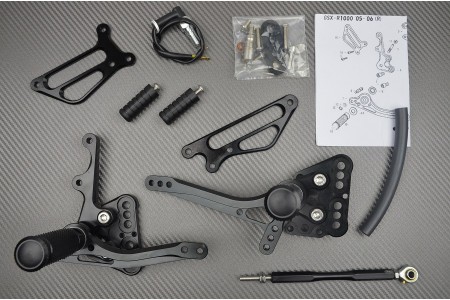 Pedane arretrate regolabili SUZUKI GSXR 1000 2005 - 2006