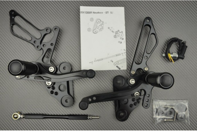 Platines Commandes Reculées SUZUKI HAYABUSA GSXR 1300 1999 - 2007