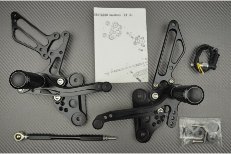 Platines Commandes Reculées SUZUKI HAYABUSA GSXR 1300 1999 - 2007