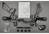Platines Commandes Reculées SUZUKI HAYABUSA GSXR 1300 / 1340 2008 - 2018
