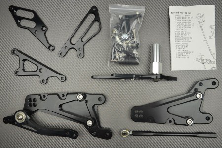 Estriberas retrasadas regulables YAMAHA YZF R1 2007 - 2008