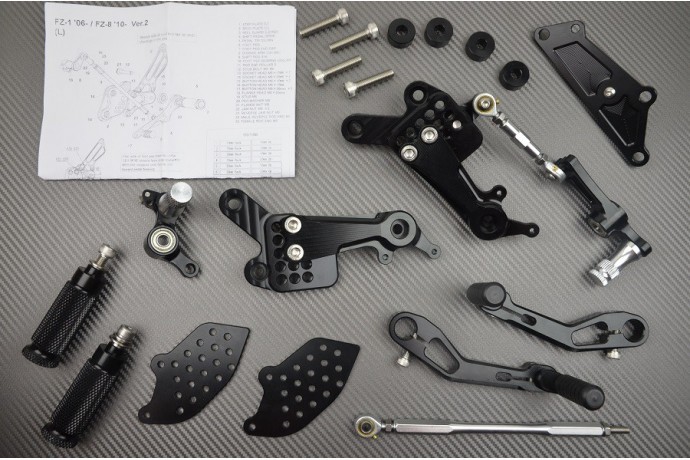 Platines Commandes Reculées YAMAHA FZ1 / FZ8 / FAZER 800 / 1000 2006 - 2016