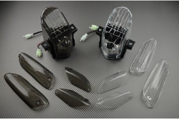 Pack Luz de Freno LED + cristales de intermitentes delanteros y traseros Aprilia RSV 1000