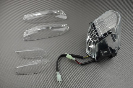 Pack Feu stop Led + Caches Clignotants Avant et Arrière Aprilia RSV 1000