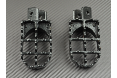PAIR of dirtbike footrests Yamaha PW 50 80 XT XTE 600