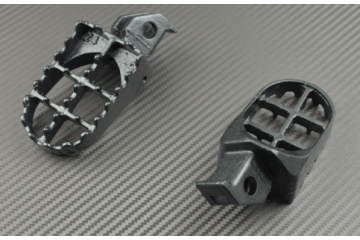 Pair of off-road footrests for Suzuki RM85 DRZ KLX 125