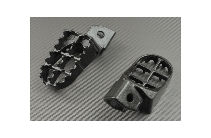 Pair of dirtbike footrests YAMAHA YZ 80 / 90 / 110 / 125 / 250 / WR 200 / 250 / 500 / XTZ 660 Pair of dirtbike footrests YAMAHA YZ 80 / 90 / 110 / 125 / 250 / WR 200 / 250 / 500 / XTZ 660