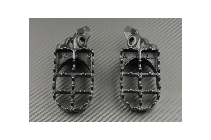 Pair of dirtbike footrests Honda CR CRF 250 450 125 250 Pair of dirtbike footrests Honda CR CRF 250 450 125 250