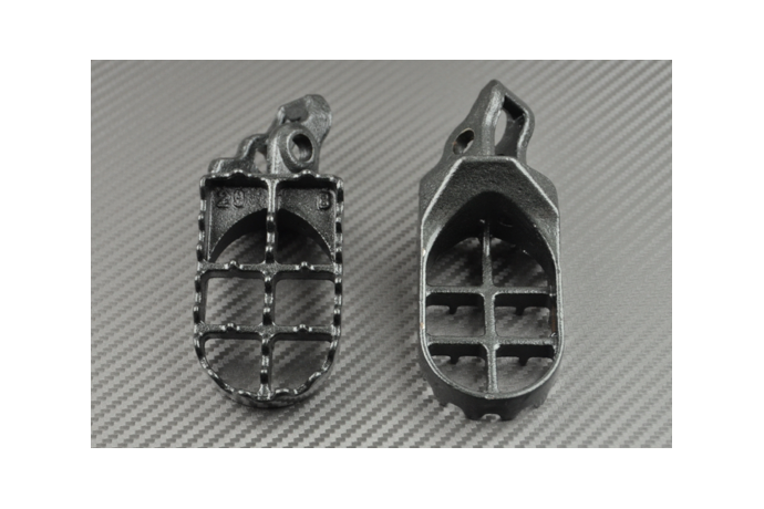 Pair of dirtbike footrests Honda CR CRF 250 450 125 250 Pair of dirtbike footrests Honda CR CRF 250 450 125 250
